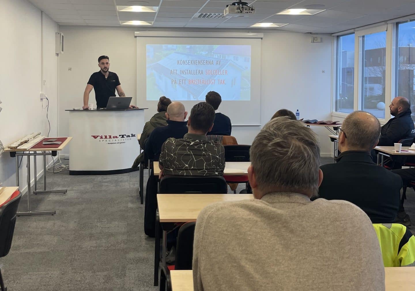 Seminarium om tak och solceller – en riktig succé!